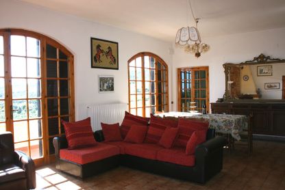 Living room at La Tagliola